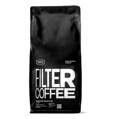 Кофе для фильтра в зернах "Индонезия Суматра Гайо", 1 кг, Tasty Coffee