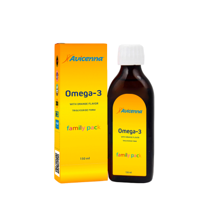 Омега-3 жидкая для всей семьи "Со вкусом апельсина" Авиценна