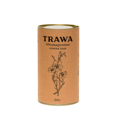 Обезжиренная льняная семечка TRAWA